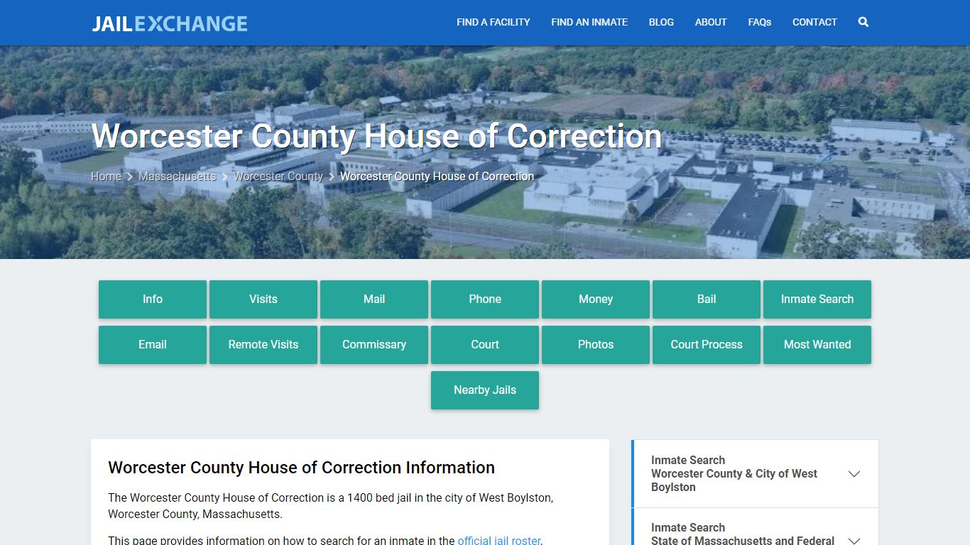Worcester County House of Correction - Jail Exchange